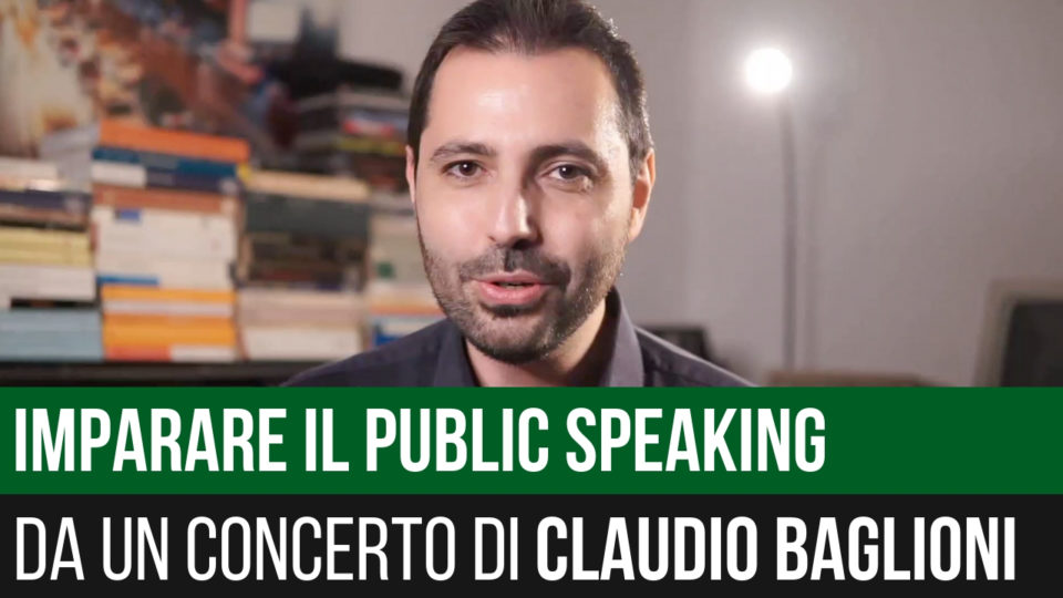 Si può imparare a parlare in pubblico con un concerto di Claudio Baglioni?