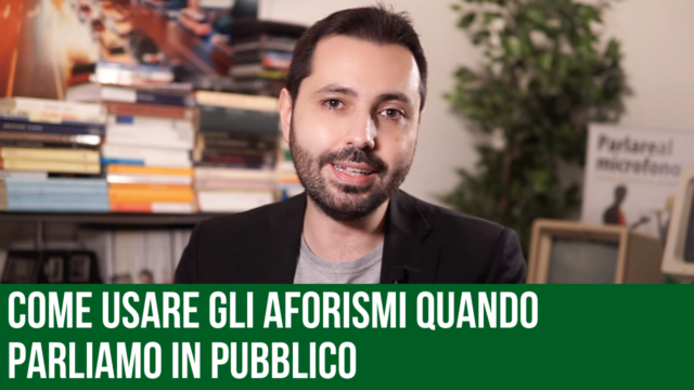 Perché limitare l’uso degli aforismi nei discorsi in pubblico