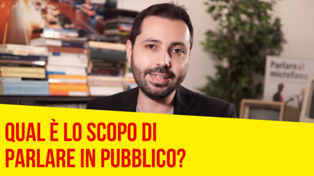 Parlare in pubblico per il semplice scopo di parlare in pubblico