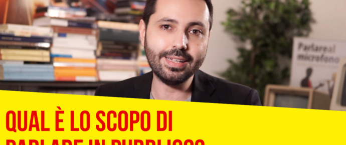 Parlare in pubblico per il semplice scopo di parlare in pubblico