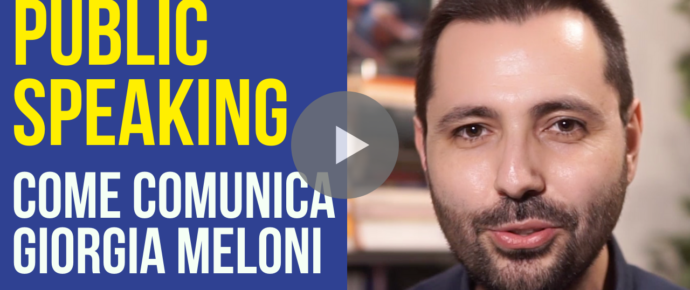 Parlare in pubblico: come comunica Giorgia Meloni