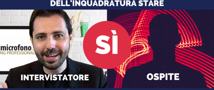 Da che parte dell’inquadratura deve stare l’intervistatore nelle video interviste?