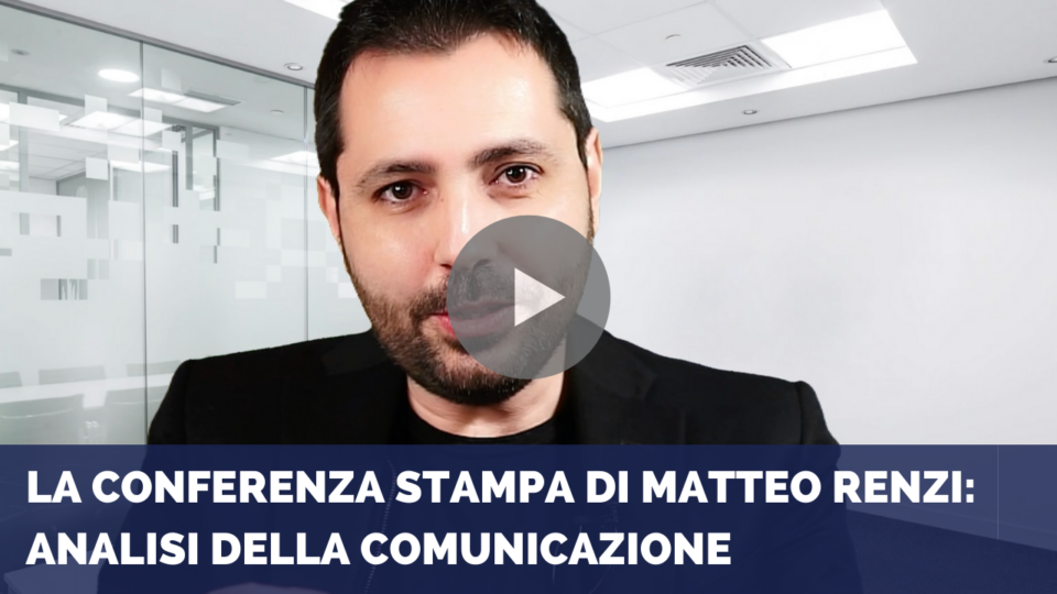 La conferenza stampa di Matteo Renzi: analisi della comunicazione