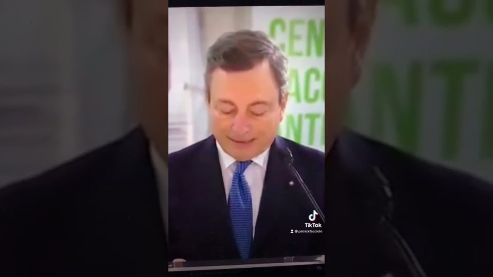 Draghi parla di “de-escalation”. Ma non era contro le parole inglesi?