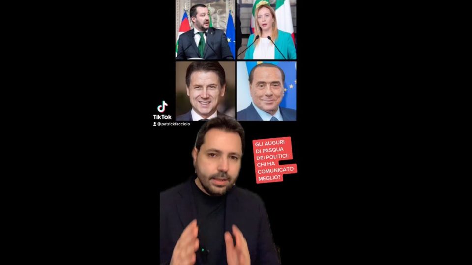 Gli auguri di Pasqua dei politici italiani: chi ha comunicato meglio tra Conte, Meloni, Salvini e Berlusconi?