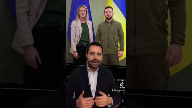 Le tecniche di comunicazione di Zelensky e Roberta Metsola a Kiev