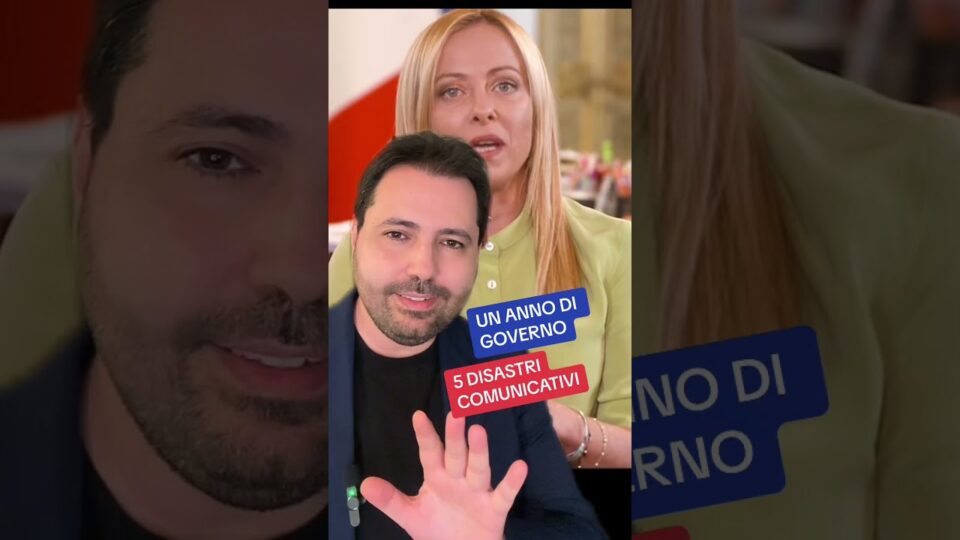 5 disastri comunicativi di Meloni nel suo primo anno di governo